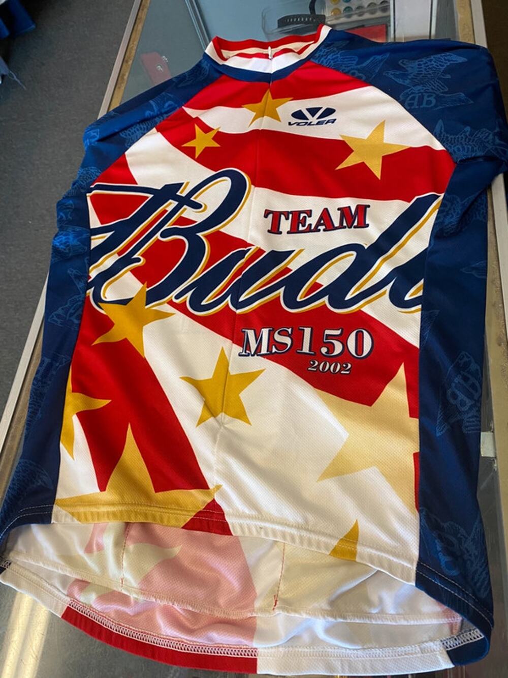 Vintage Voler team Budweiser cyclist Jersey size Large
